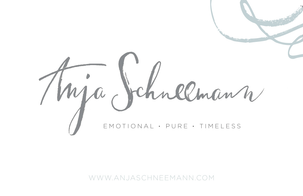 Logodesign and Branding for Weddingphotographer Anja Schneemann, by Nicnillas ink