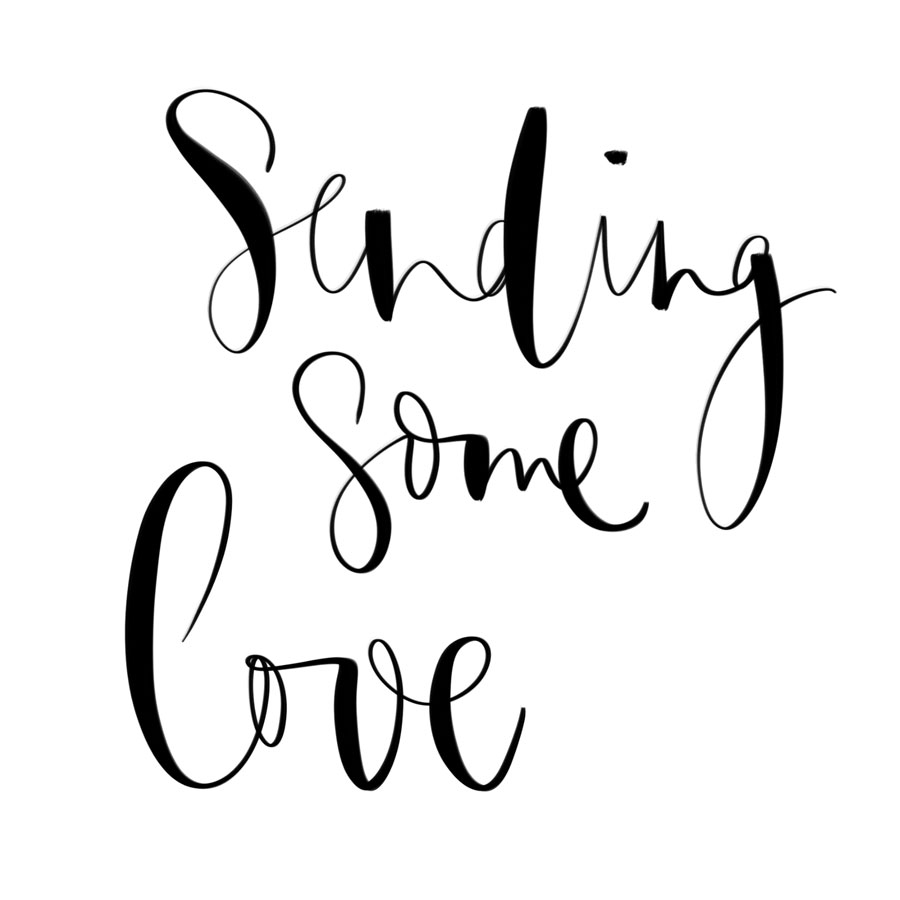 modern calligraphy, moderne kalligrafie, kalligrafie lernen, lettering, Handschrift, quote, illustration, branding, nicnillas ink, kaweco liliput kupfer copper, fountain pen, traveler`s notebook, midair, travelers factory, sending some love this christmas, brushlettering