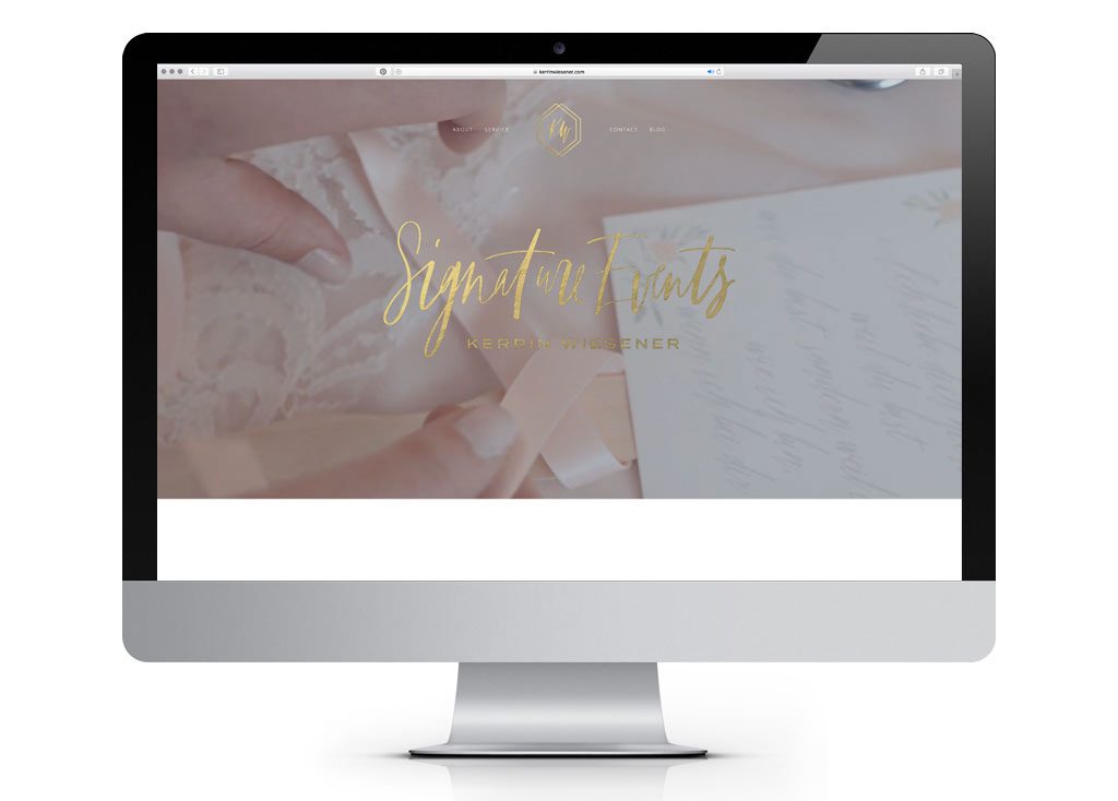 Logodesign and branding for Signature Events by Nicnillas Ink