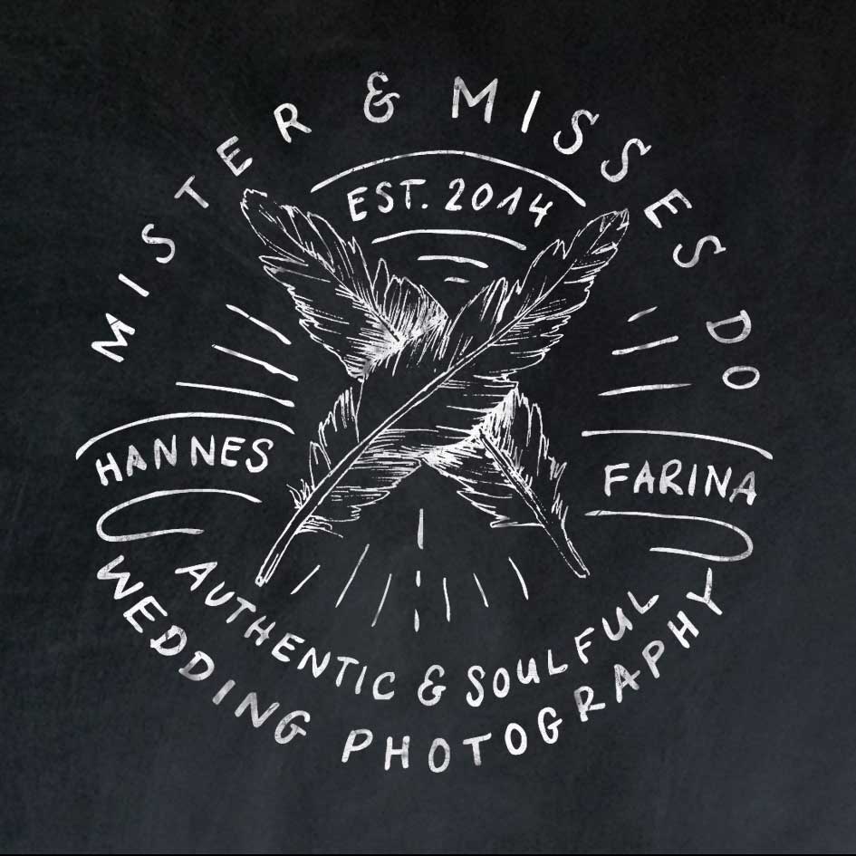 Mister and Misses Do | illustrated logo with feathers | by Nicnillas ink
