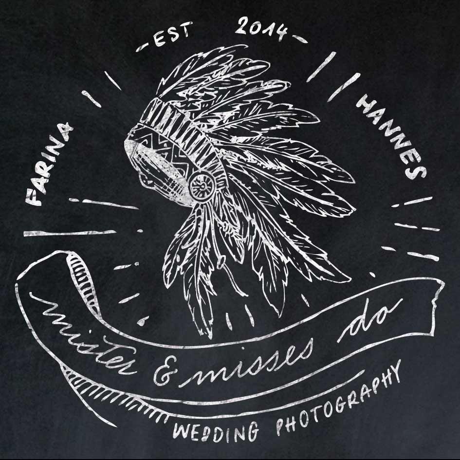 Mister and Misses Do | feather illustrated logo design | Nicnillas ink